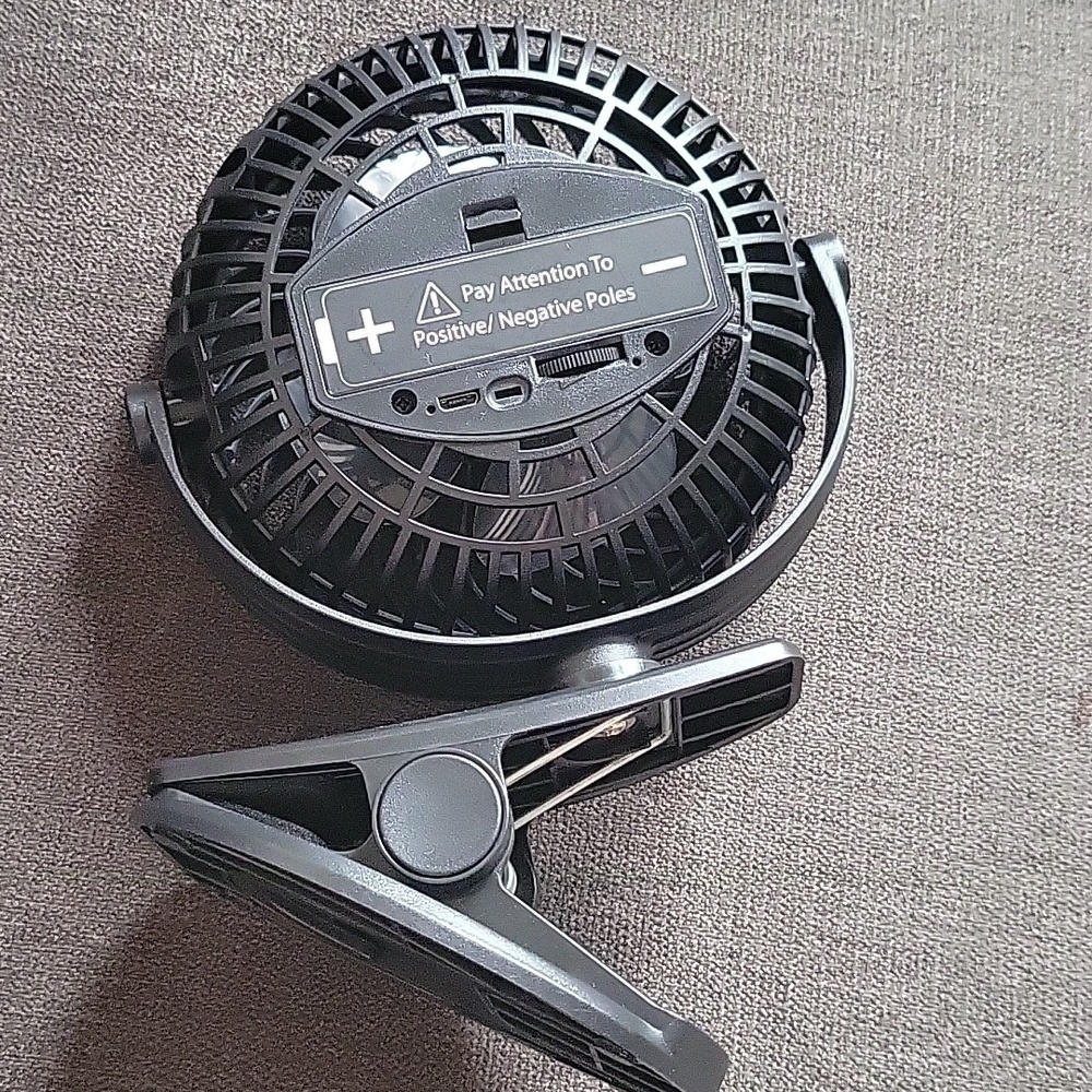 Rechargeable Clip Stroller fan desk fan 5 inch - Picture 7 of 10